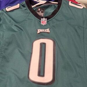 Nike Green Eagles Jersey with Black and White Details